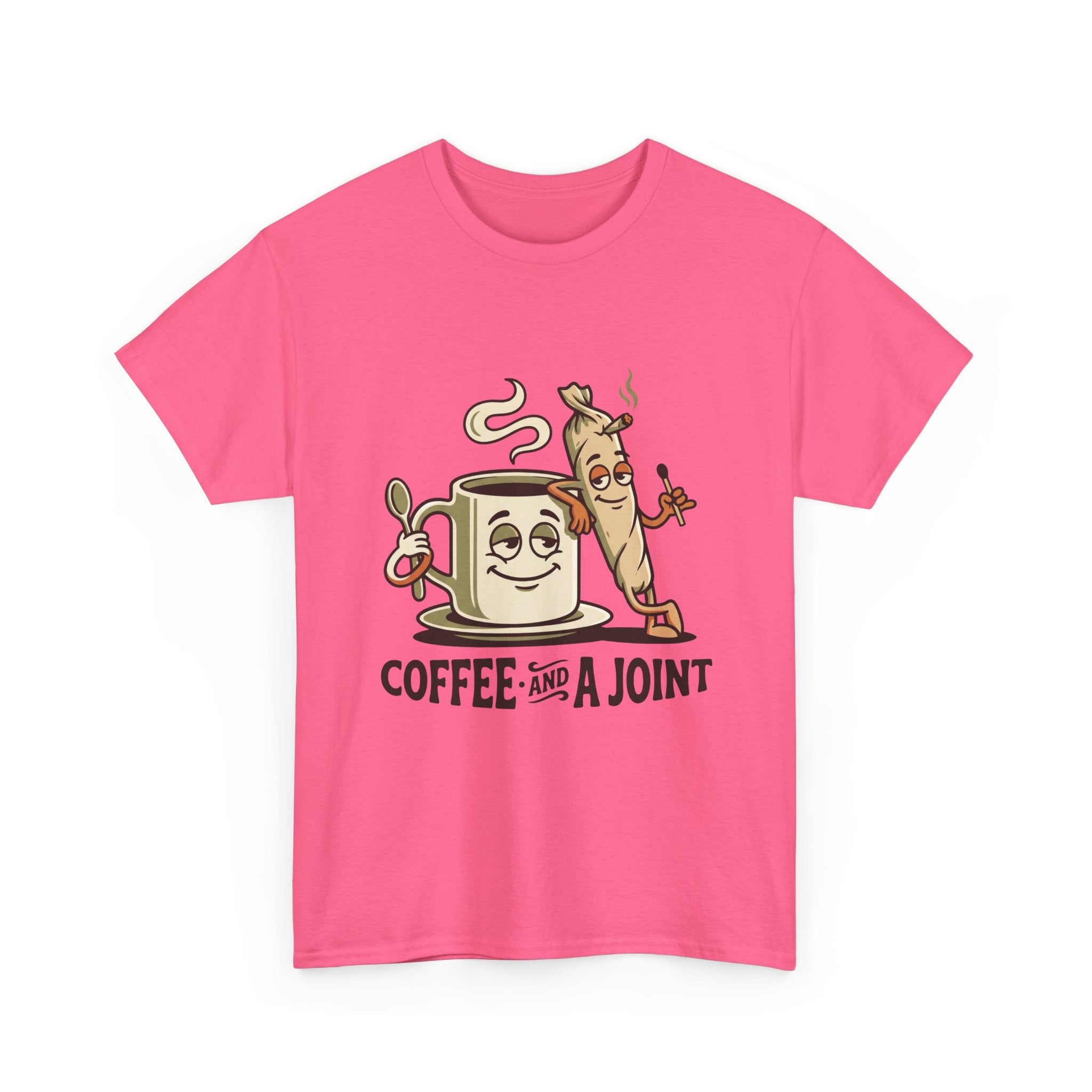 Coffee and a Joint T-Shirt — Funny Stoner Coffee Tee