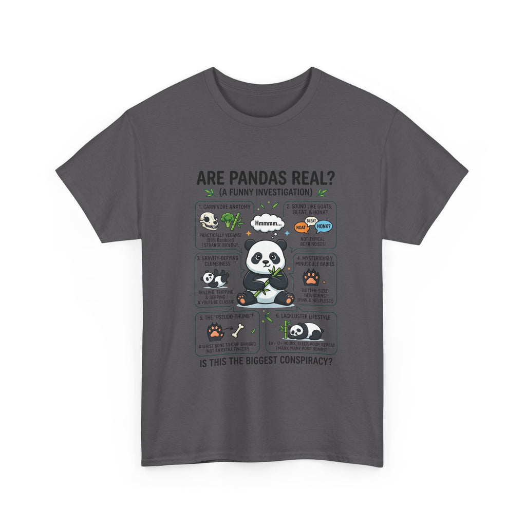 Are Pandas Real? Funny Panda Infographic T-Shirt