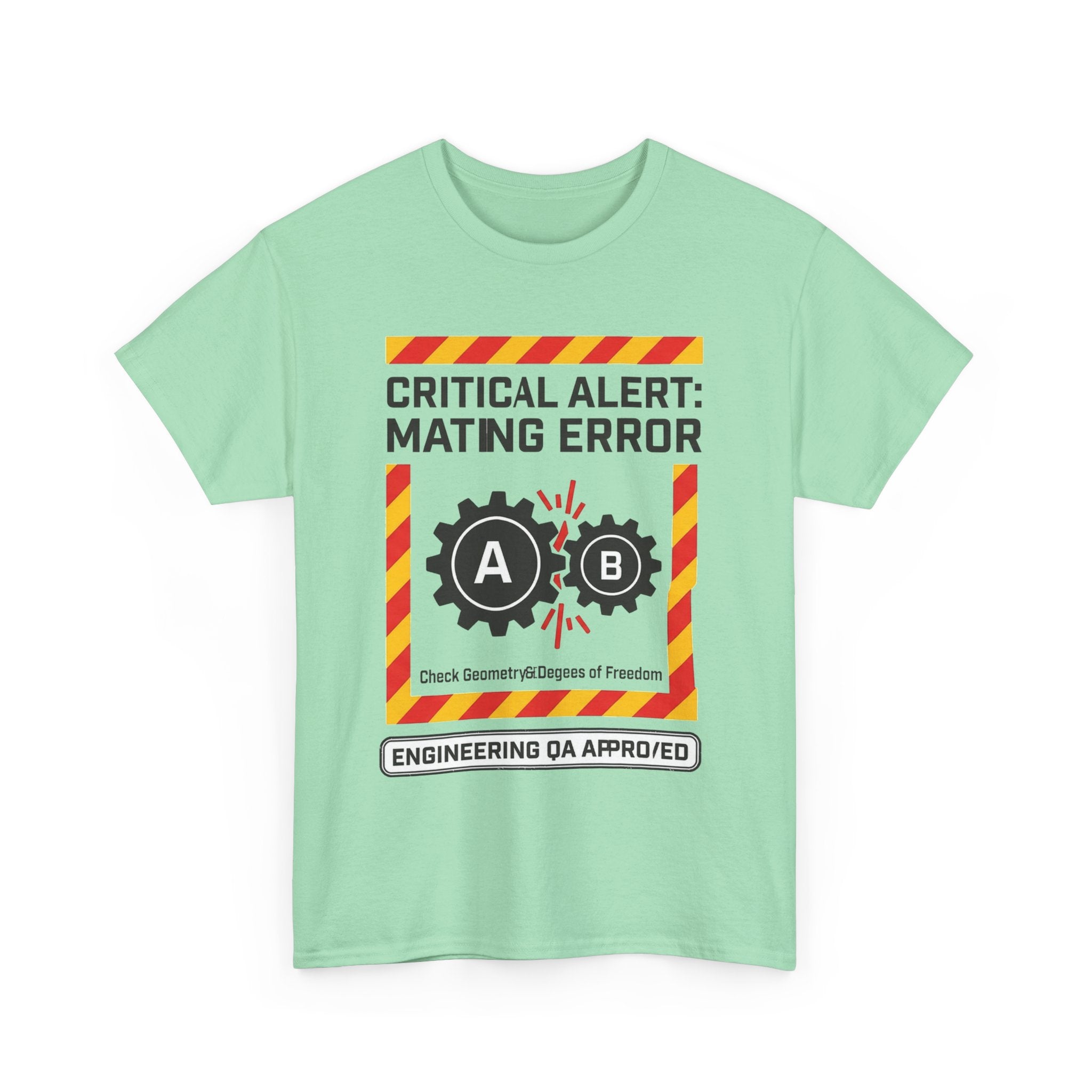 Mating Error T‑Shirt — Funny Engineering QA Alert Tee