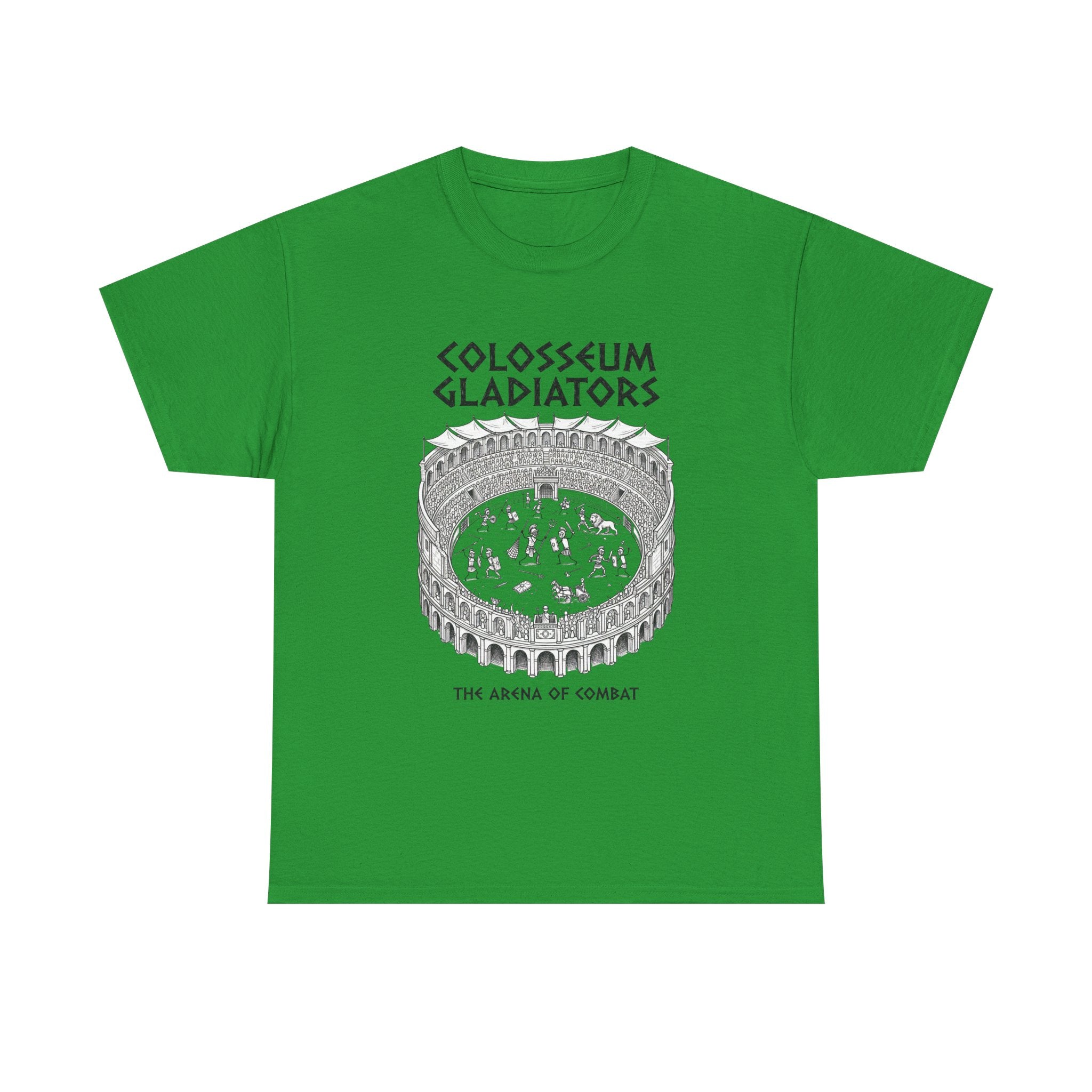 Colosseum Gladiators Tee — Ancient Roman Arena Graphic T-Shirt