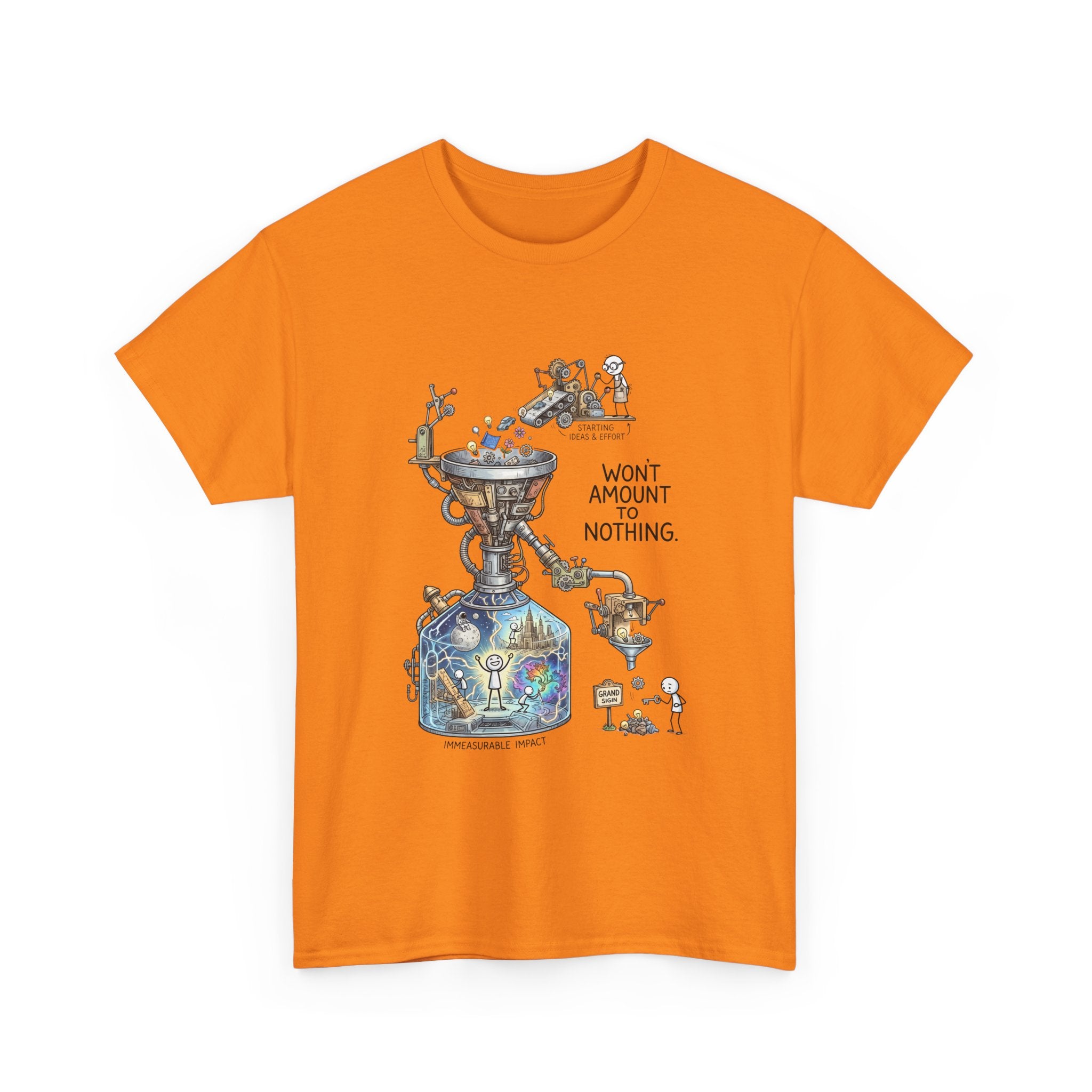 T-Shirt — 'Won't Amount to Nothing' Whimsical Alchemy Illustration