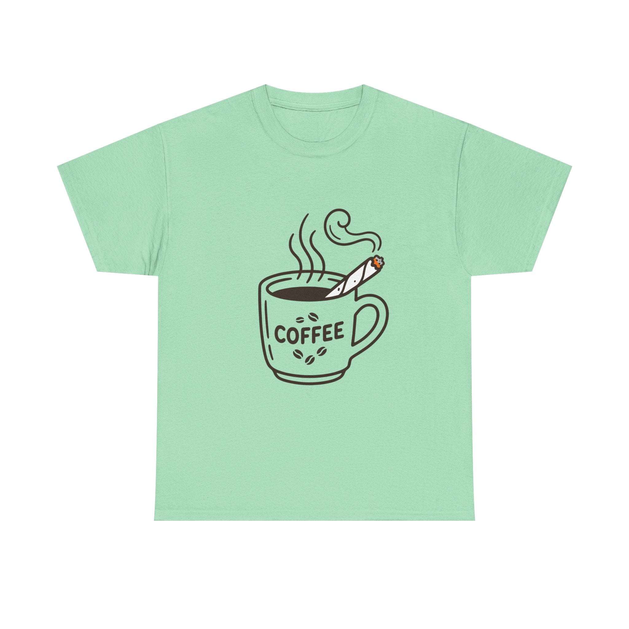 Coffee Cup T-Shirt — Cute Steaming Mug Graphic Tee