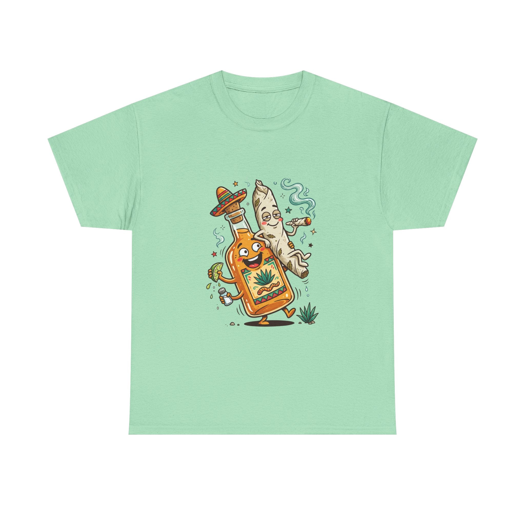 1 Tequila & Taco Dancing T‑Shirt — Funny Mexican Food Party Tee