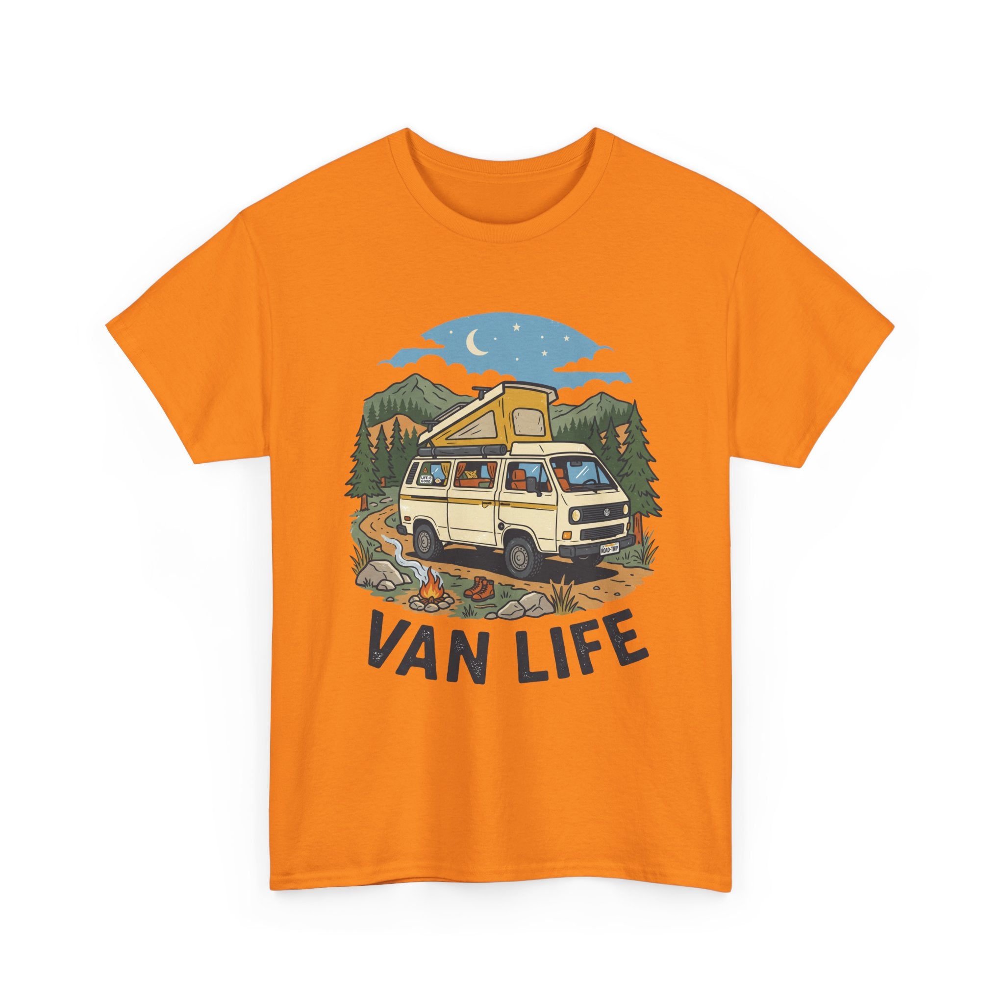 Van Life Tee — Vintage Camper Graphic T-Shirt