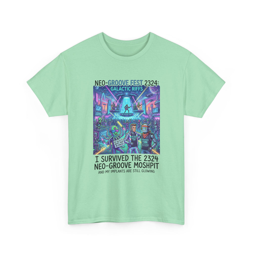 Neo-Groove Fest 2324 Tee — "I Survived the 2324 Neo-Groove Moshpit" Concert T-Shirt